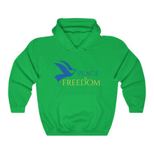Lade das Bild in den Galerie-Viewer, Ukraine Peace &amp; Freedom Unisex Heavy Blend™ Hooded Sweatshirt
