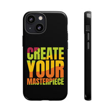 Charger l&#39;image dans la galerie, Tough Cases - Create Your Masterpiece - Black - iPhone / Pixel / Galaxy
