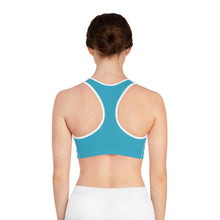 Load image into Gallery viewer, Create Your Masterpiece Sports Bra - Aqua
