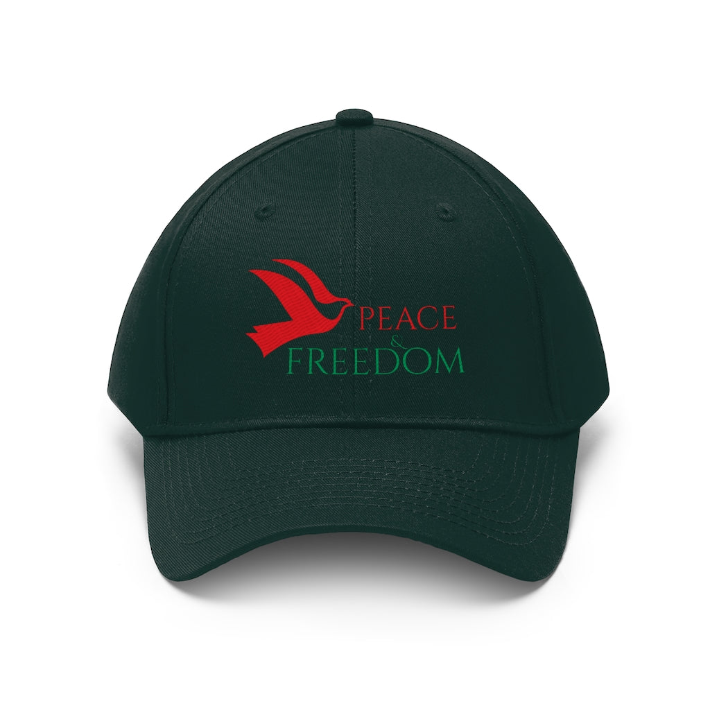 Peace & Freedom Twill Hat