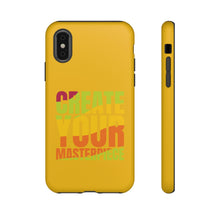 将图片加载到图库查看器，Tough Cases - Create Your Masterpiece - Yellow - iPhone / Pixel / Galaxy
