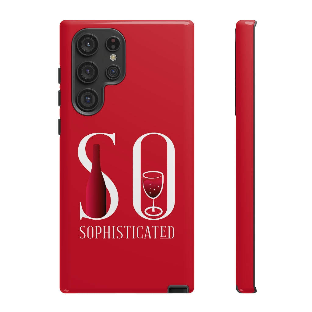 Tough Cases - So Sophisticated - Red - iPhone / Pixel / Galaxy
