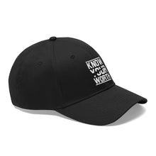 Load image into Gallery viewer, Know Your Worth Twill Hat
