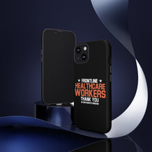 Cargar imagen en el visor de la galería, Tough Cases - Thank You Frontline Healthcare Workers - Black - iPhone / Pixel / Galaxy
