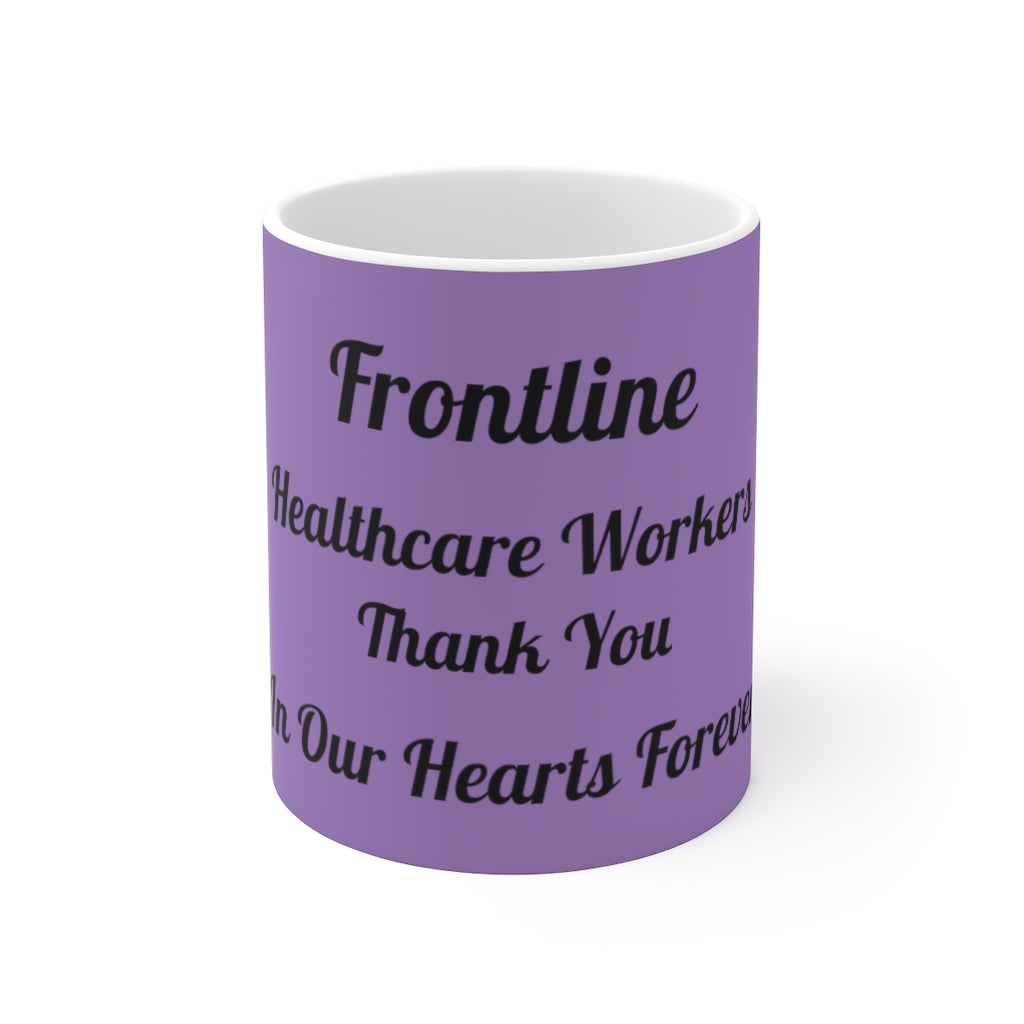 Frontline Healthcare Workers Purple Ceramic Mug 11oz
