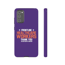画像をギャラリービューアに読み込む, Tough Cases - Thank You Frontline Healthcare Workers - Purple - iPhone / Pixel / Galaxy
