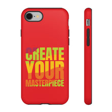 将图片加载到图库查看器，Tough Cases - Create Your Masterpiece - Red - iPhone / Pixel / Galaxy
