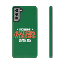 Charger l&#39;image dans la galerie, Tough Cases - Thank You Frontline Healthcare Workers - Green - iPhone / Pixel / Galaxy
