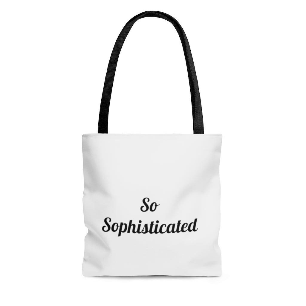 So Sophisticated AOP Tote Bag