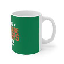 Load image into Gallery viewer, Frontline Healthcare Workers version 2 Green Ceramic Mug 11oz
