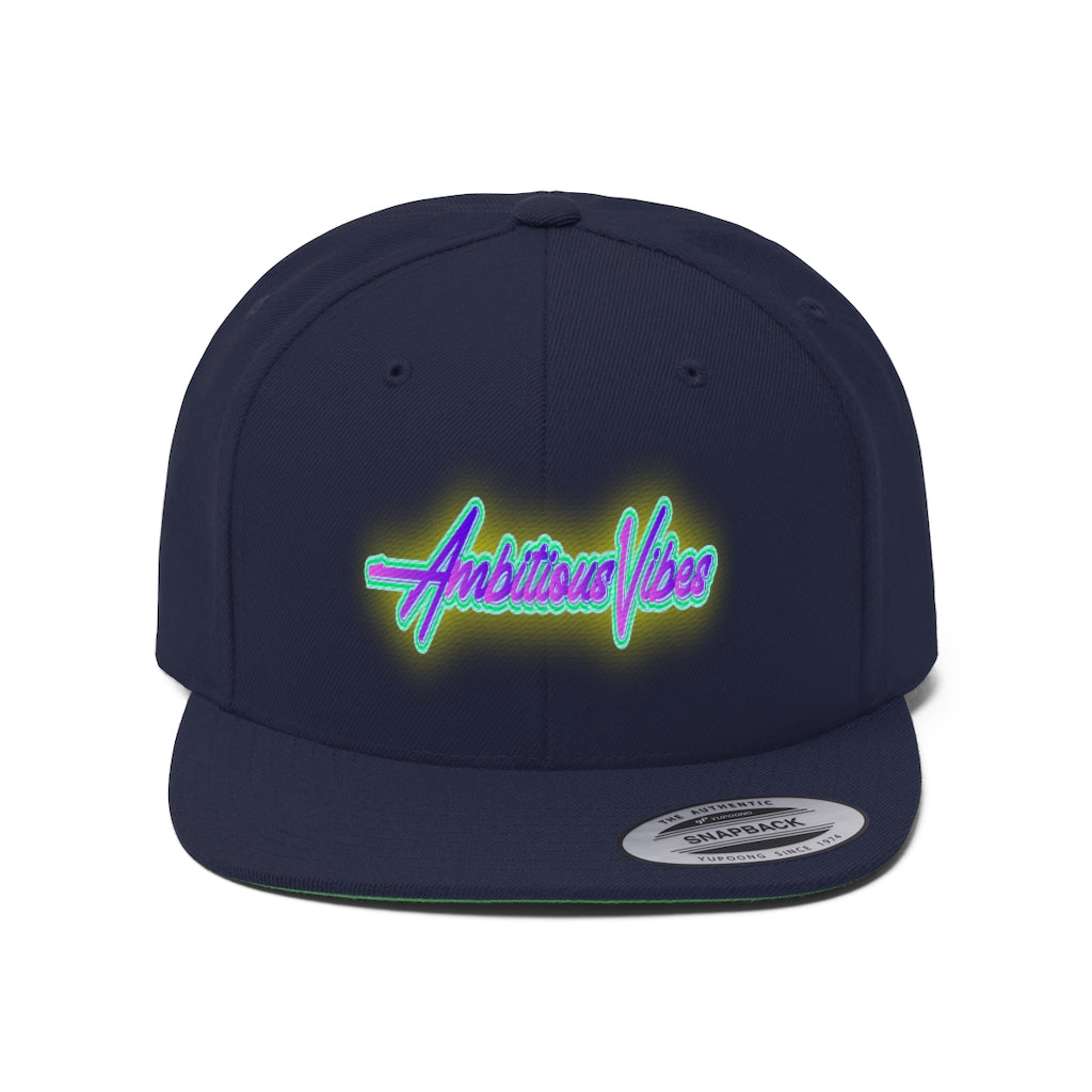 Ambitious Vibes Flat Bill Hat