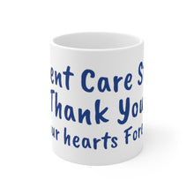 Lade das Bild in den Galerie-Viewer, Patient Care Staff Thank You Ceramic White Mug 11oz
