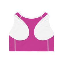 Load image into Gallery viewer, Create Your Masterpiece Sports Bra - Berry
