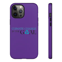 Load image into Gallery viewer, Tough Cases - Climate Change - Purple - iPhone / Pixel / Galaxy
