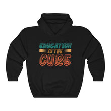 画像をギャラリービューアに読み込む, Education is the Cure (version 2) Unisex Heavy Blend™ Hooded Sweatshirt
