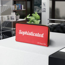 将图片加载到图库查看器，Zipper Wallet - So Sophisticated - Red (Please allow 2 weeks for Shipping)
