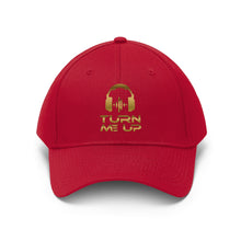 Load image into Gallery viewer, Turn Me Up Gold Twill Hat

