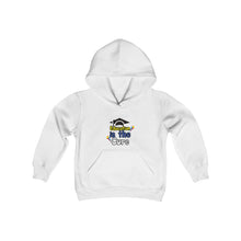 Lade das Bild in den Galerie-Viewer, Education is the Cure (version 2) Youth Heavy Blend Hooded Sweatshirt
