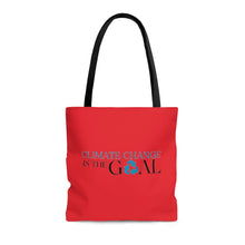 Load image into Gallery viewer, Climate Change - Red - AOP Tote Bag
