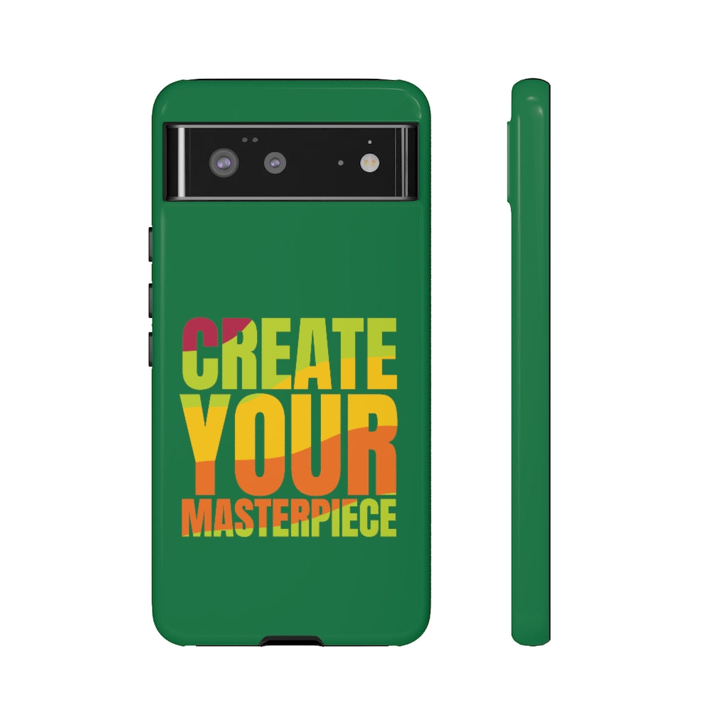 Tough Cases - Create Your Masterpiece - Green - iPhone / Pixel / Galaxy