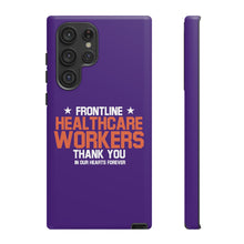 Cargar imagen en el visor de la galería, Tough Cases - Thank You Frontline Healthcare Workers - Purple - iPhone / Pixel / Galaxy
