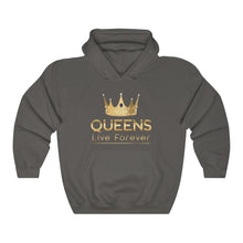 将图片加载到图库查看器，Queens Live Forever Unisex Heavy Blend™ Hooded Sweatshirt
