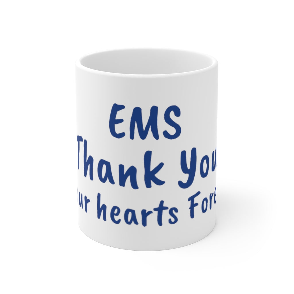 EMS Thank You Ceramic White Mug 11oz