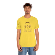 将图片加载到图库查看器，Turn Me Up - Gold (version 2) Unisex Jersey Short Sleeve Tee
