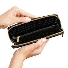 Load image into Gallery viewer, Zipper Wallet - So Sophisticated - Black (Please allow 2 weeks for Shipping)
