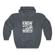 Charger l&#39;image dans la galerie, Know Your Worth (version 2) Unisex Heavy Blend™ Hooded Sweatshirt
