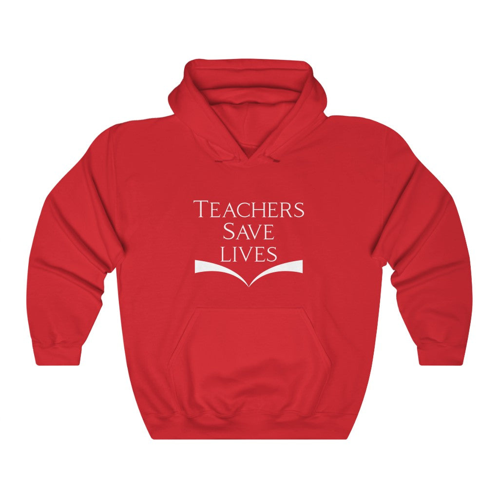 Teachers Save Lives Unisex Heavy Blend™ Hooded Sweatshirt