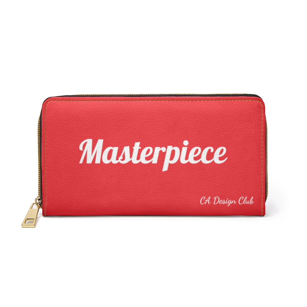 Zipper Wallet - Create Your Masterpiece - Red (Please allow 2 weeks for Shipping)