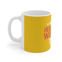 Load image into Gallery viewer, Frontline Healthcare Workers version 2 Yellow Ceramic Mug 11oz
