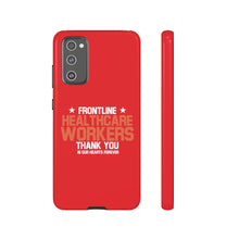 Load image into Gallery viewer, Tough Cases - Thank You Frontline Healthcare Workers - Red - iPhone / Pixel / Galaxy
