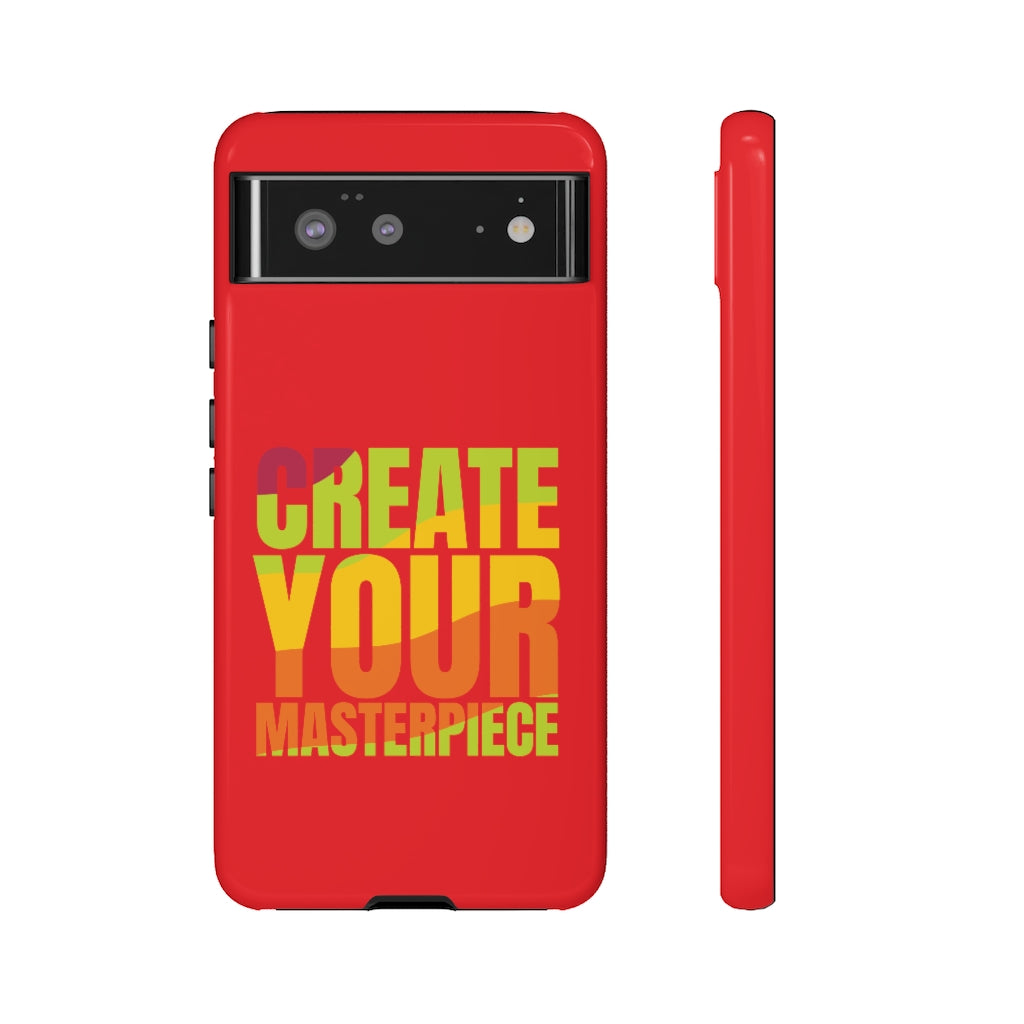 Tough Cases - Create Your Masterpiece - Red - iPhone / Pixel / Galaxy