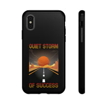 将图片加载到图库查看器，Tough Cases - Quiet Storm of Success - Black - iPhone / Pixel / Galaxy
