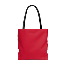 Load image into Gallery viewer, Know Your Worth Red AOP Tote Bag
