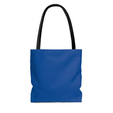 将图片加载到图库查看器，So Sophisticated Blue AOP Tote Bag
