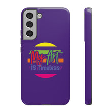 将图片加载到图库查看器，Tough Cases - My Art is Timeless - Purple - iPhone / Pixel / Galaxy

