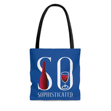 Load image into Gallery viewer, So Sophisticated version 2 - Blue - AOP Tote Bag
