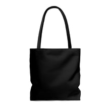 Load image into Gallery viewer, Know Your Worth Black AOP Tote Bag
