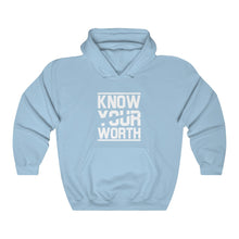 Lade das Bild in den Galerie-Viewer, Know Your Worth (version 2) Unisex Heavy Blend™ Hooded Sweatshirt
