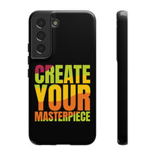 Cargar imagen en el visor de la galería, Tough Cases - Create Your Masterpiece - Black - iPhone / Pixel / Galaxy
