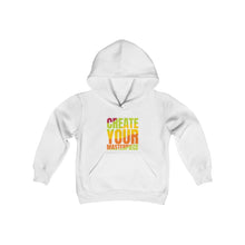 Cargar imagen en el visor de la galería, Create Your Masterpiece Youth Heavy Blend Hooded Sweatshirt
