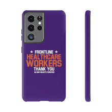 Charger l&#39;image dans la galerie, Tough Cases - Thank You Frontline Healthcare Workers - Purple - iPhone / Pixel / Galaxy
