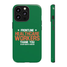 Charger l&#39;image dans la galerie, Tough Cases - Thank You Frontline Healthcare Workers - Green - iPhone / Pixel / Galaxy
