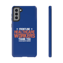 Charger l&#39;image dans la galerie, Tough Cases - Thank You Frontline Healthcare Workers - Blue - iPhone / Pixel / Galaxy
