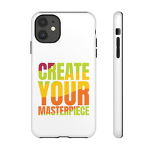 Cargar imagen en el visor de la galería, Tough Cases - Create Your Masterpiece - White - iPhone / Pixel / Galaxy
