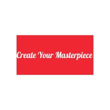 将图片加载到图库查看器，Create Your Masterpiece Red Bumper Sticker
