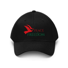 Load image into Gallery viewer, Peace &amp; Freedom Twill Hat
